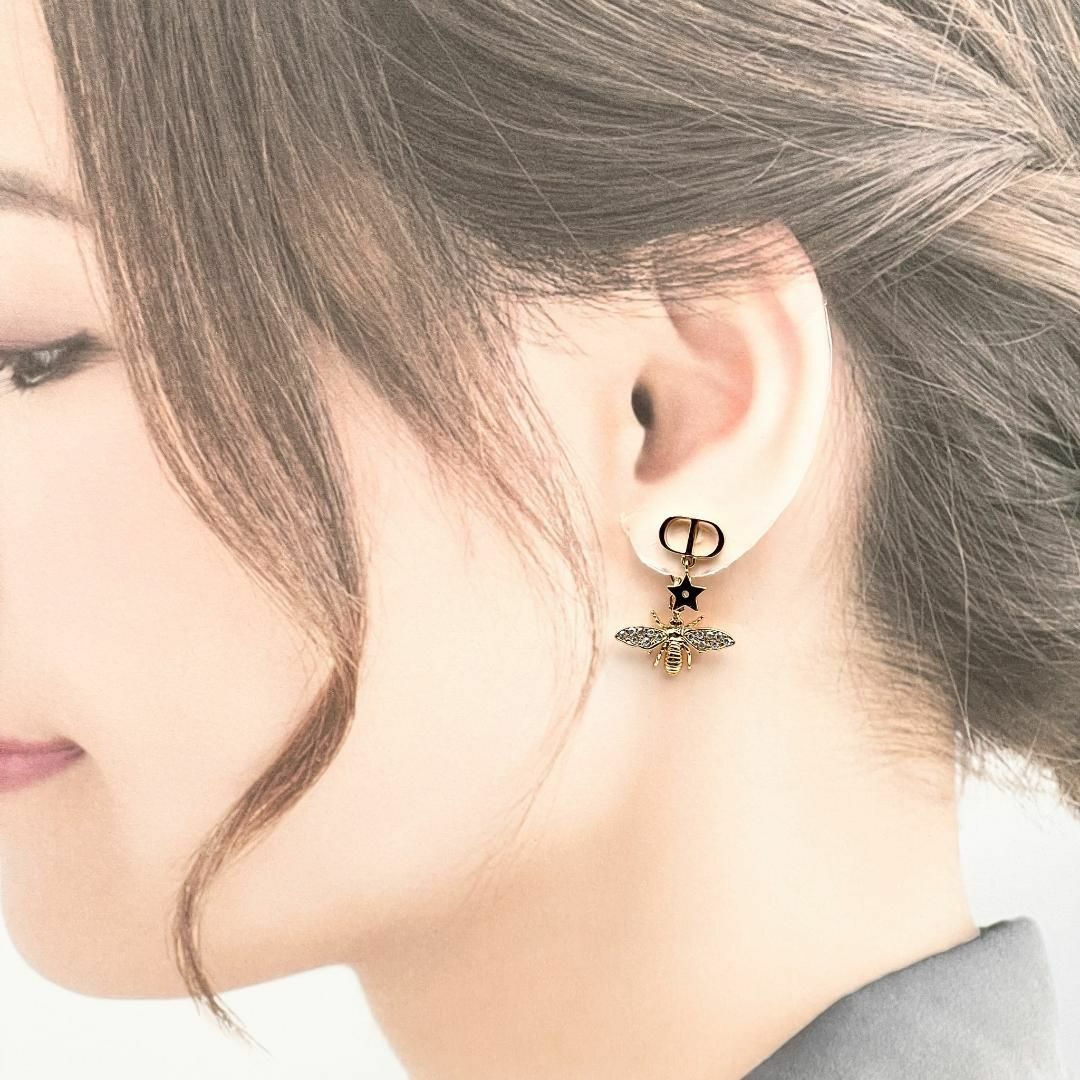 【片耳のみ】クリスチャンディオール Christian Dior ピアス ビー 【片耳のみ】クリスチャンディオール Christian Dior ピアス ビー