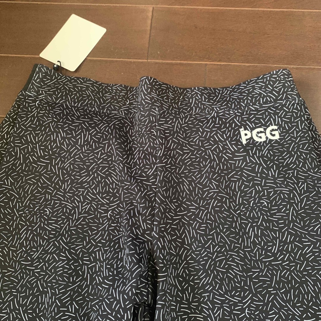 パーリーゲイツPGGダンボールニットカタカナ柄パーカーサイズ4
