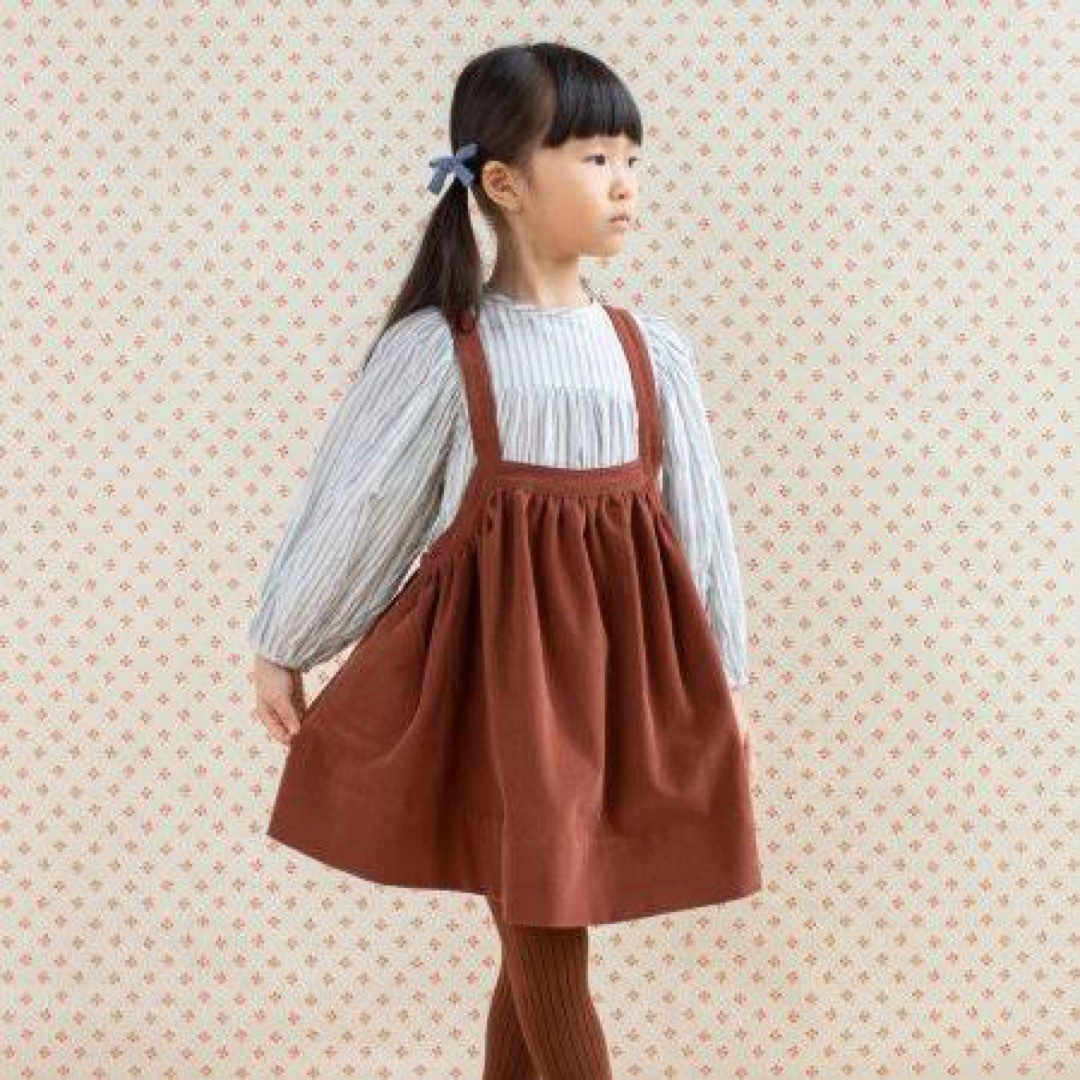 soor ploom eloise pinafore  loam 4Y スカート4Ycolour