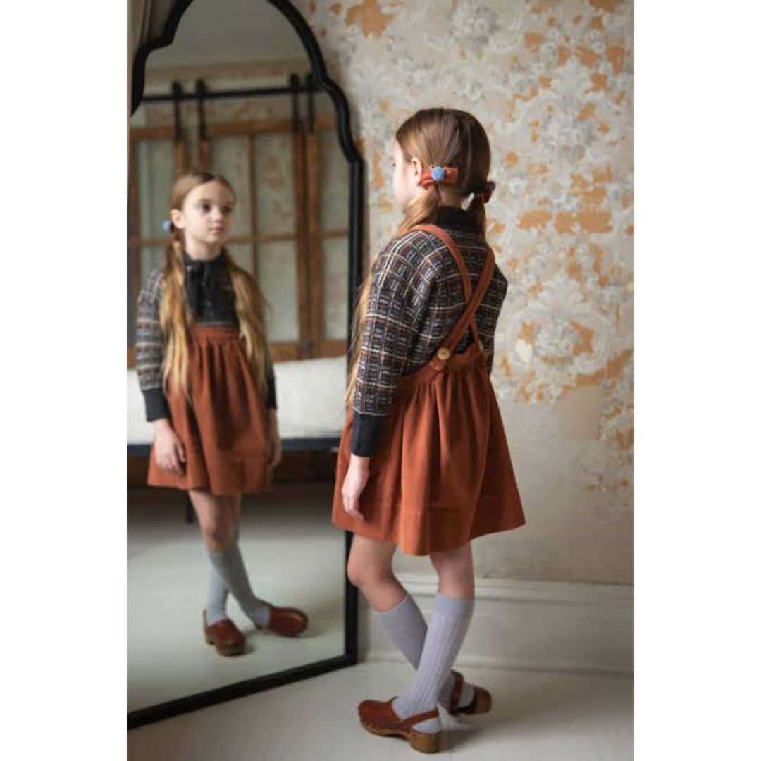 soor ploom eloise pinafore loam 4Y スカート