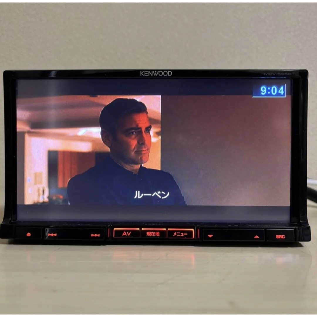 KENWOOD彩速フルセグナビMDV-535DT上級クラス 新品バックカメラ付き