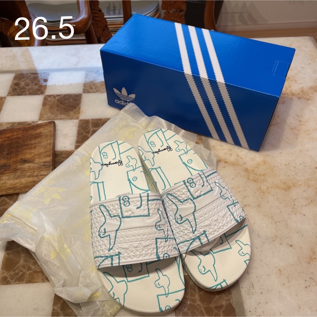 【直営店限定新品】26.5adidasoriginalsマークゴンザレスサンダル