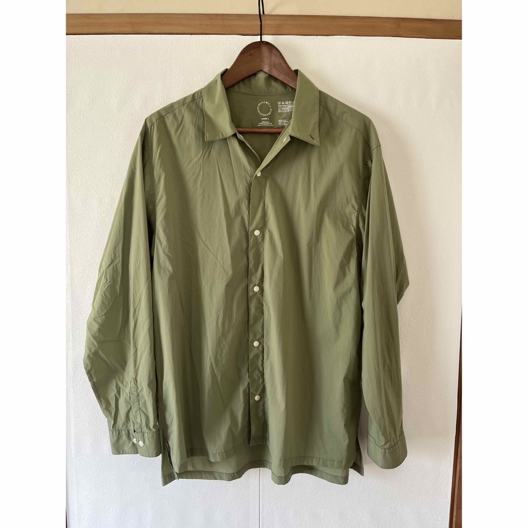 山と道　美品　UL Shirt Light Olive Lサイズ