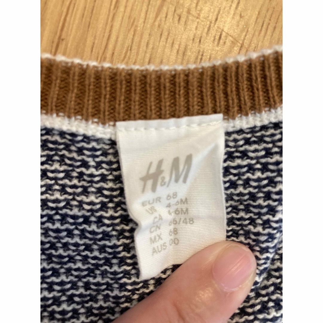 H&M(エイチアンドエム)のH&M 4-6months カーディガン キッズ/ベビー/マタニティのベビー服(~85cm)(カーディガン/ボレロ)の商品写真