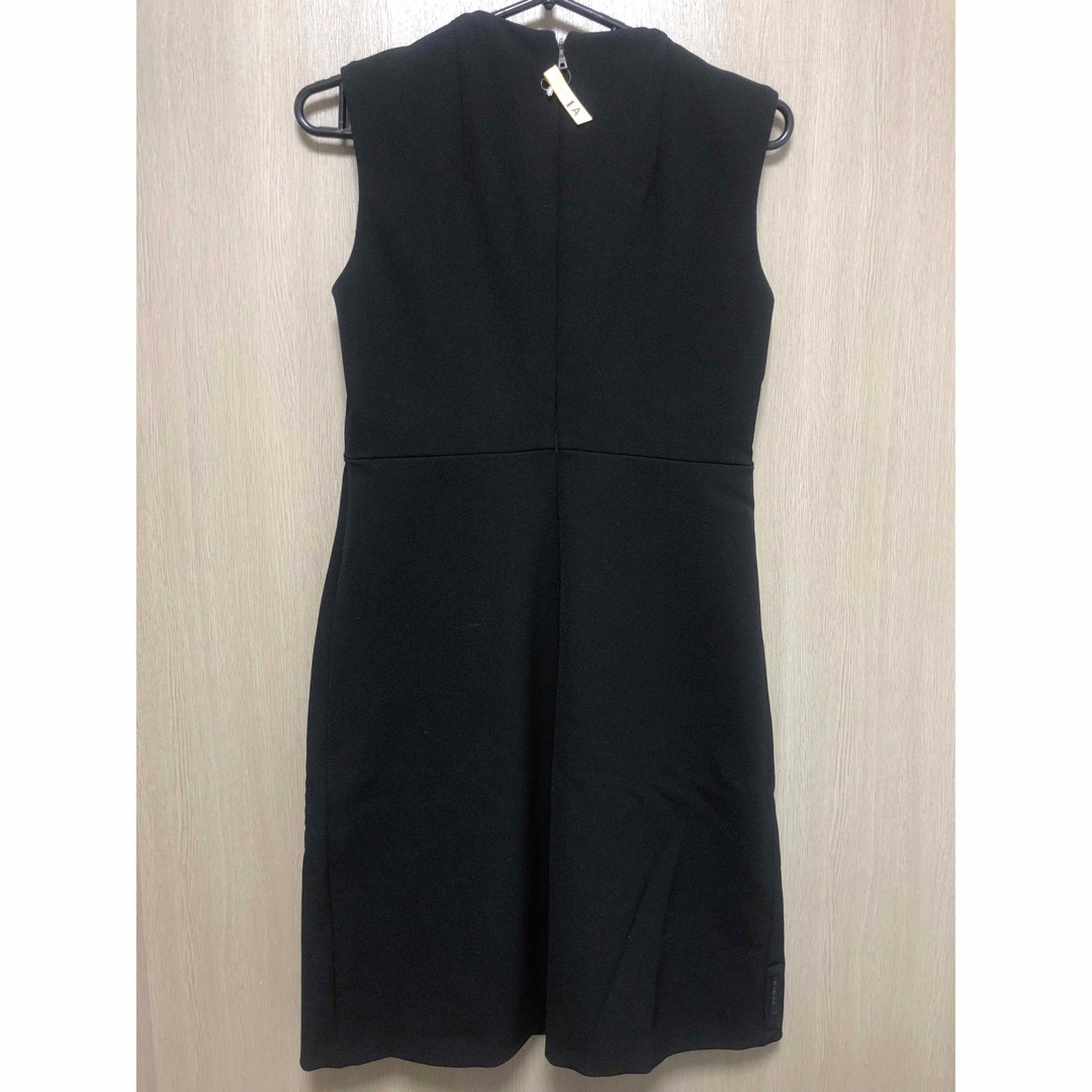 【美品】PRADA プラダ ブラックワンピース ノースリーブ 40
