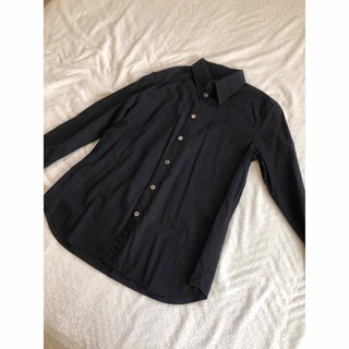 MASAKI MATSUSHIMA - MASAKI MATSUSHIMA ブラックドレスシャツ 2の通販