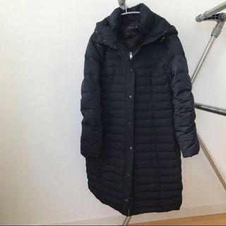 ZARA BASIC【XS】黒　ダウン　ロングコート　フェイクファーフード　極暖