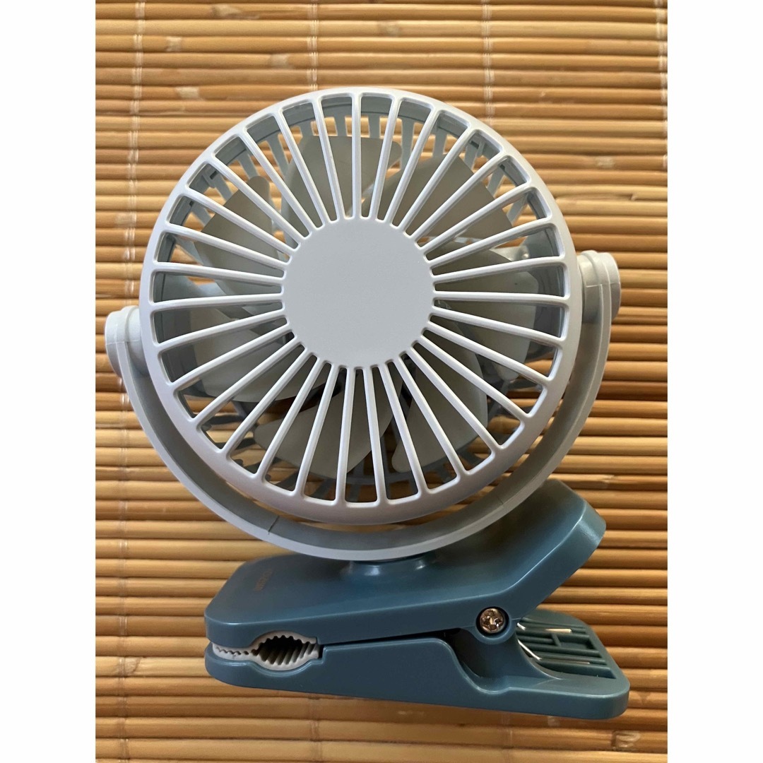 KOIZUMI(コイズミ)のKOIZUMI　クリップファンミニ　KFF-0638/A　ブルー　2023年製 スマホ/家電/カメラの冷暖房/空調(扇風機)の商品写真