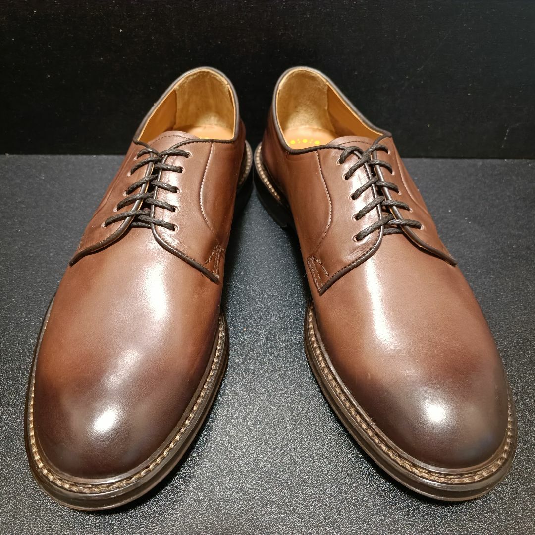 デュカルス（DOUCAL'S） イタリア製革靴 茶 41.5 メンズの靴/シューズ(ドレス/ビジネス)の商品写真