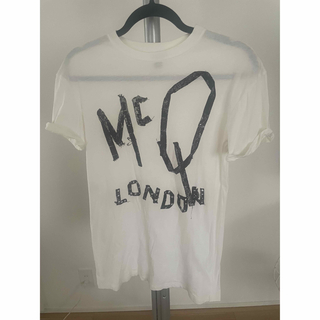 マックキュー(McQ)のアレキサンダーマックイーン　ロゴTシャツ　36サイズ(Tシャツ(半袖/袖なし))