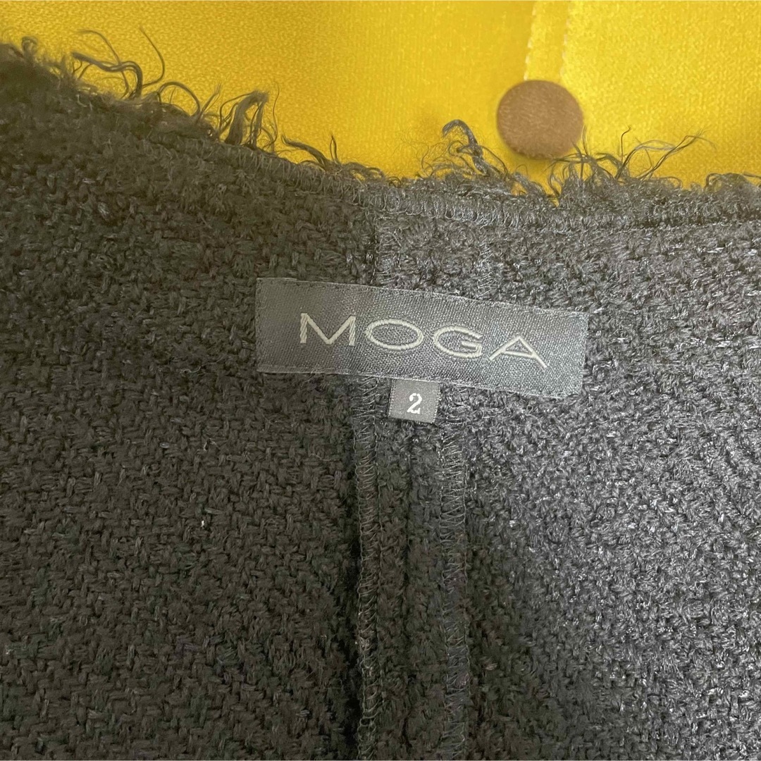 MOGA(モガ)の美品 MOGA ジャケット 2号 レディースのジャケット/アウター(ノーカラージャケット)の商品写真