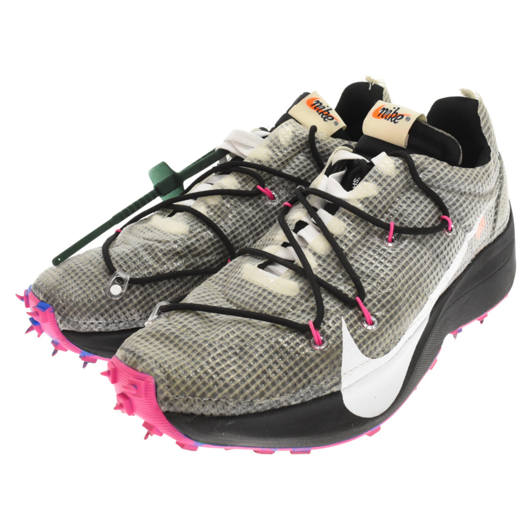 NIKE ナイキ ×OFF-WHITE WMNS VAPOR STREET BLACK オフホワイト ウィメンズ ヴェイパーストリート  ローカットスニーカー ブラック/ピンク US10.5/27.5cm CD8178-001