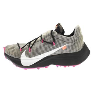 ナイキ(NIKE)のNIKE ナイキ ×OFF-WHITE WMNS VAPOR STREET BLACK オフホワイト ウィメンズ ヴェイパーストリート ローカットスニーカー ブラック/ピンク US10.5/27.5cm CD8178-001(スニーカー)