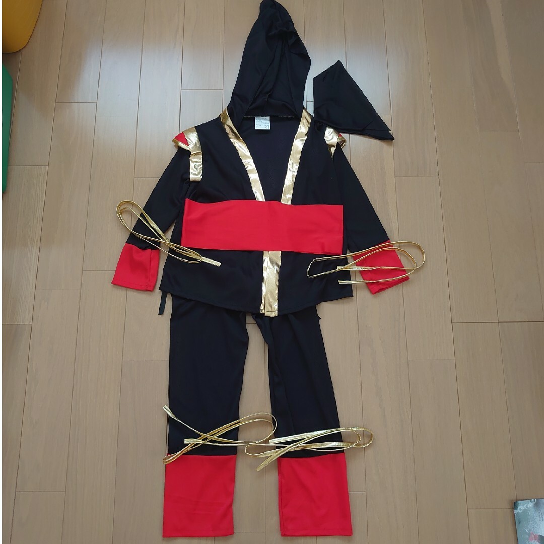 ハロウィン 忍者 子供 仮装 110〜120cm キッズ/ベビー/マタニティのキッズ服男の子用(90cm~)(その他)の商品写真