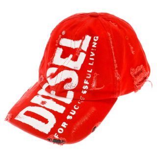 ディーゼル(DIESEL)のDIESEL ディーゼル 22AW C-EWAN CAPPELLO ベースボールキャップ 帽子 レッド A08268 0LYKV(キャップ)