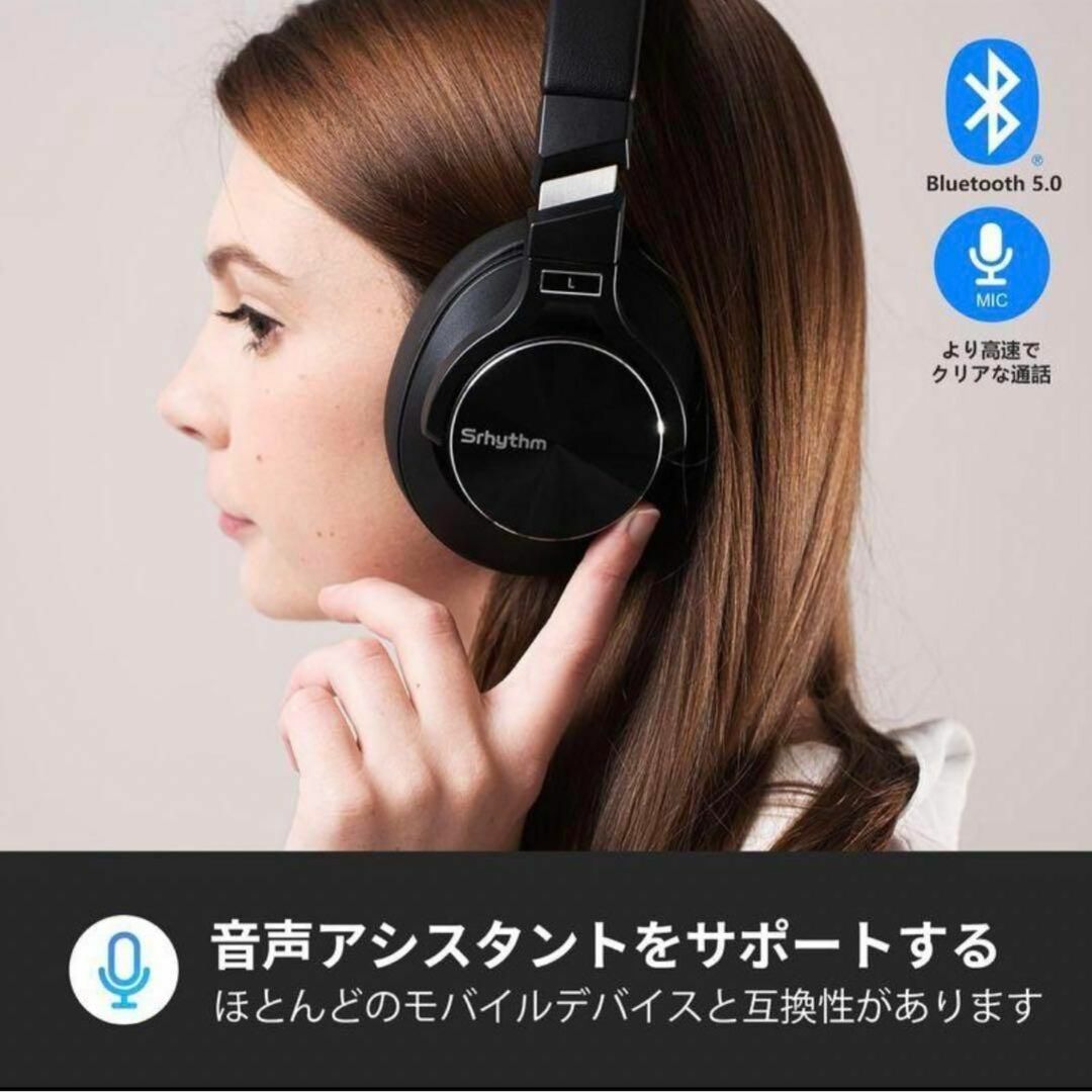 Srhythm NC75Pro ノイズキャンセリング ワイヤレスヘッドホン 5