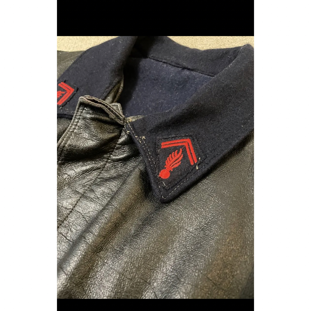 vintage fireman leather jacket ファイヤーマン - レザージャケット