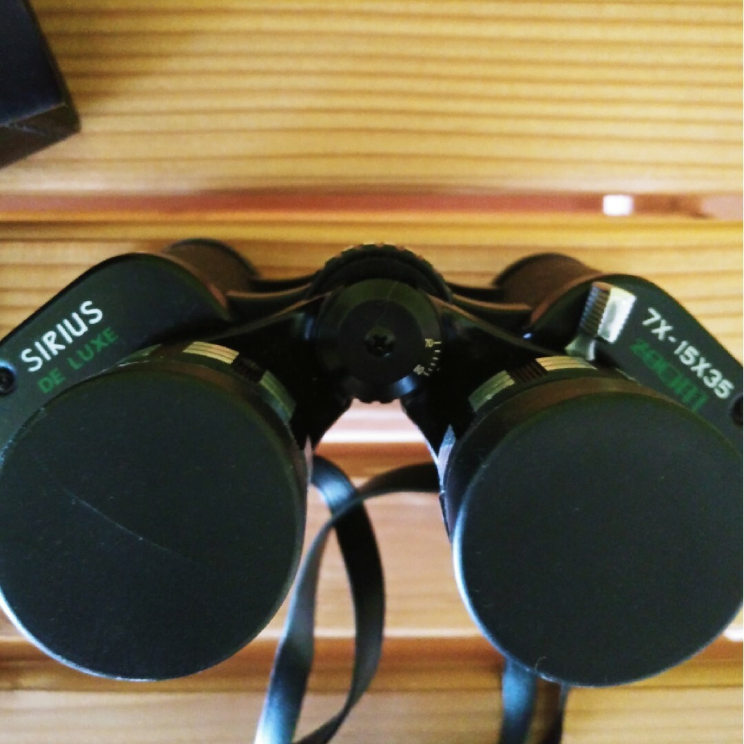 双眼鏡　SLIUS DE LUXE 7X-15X35  ZOOM
