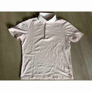 ユニクロ(UNIQLO)のユニクロ　エアリズムポロシャツ　2枚セット（薄ピンク、薄パープル）サイズM 美品(ポロシャツ)