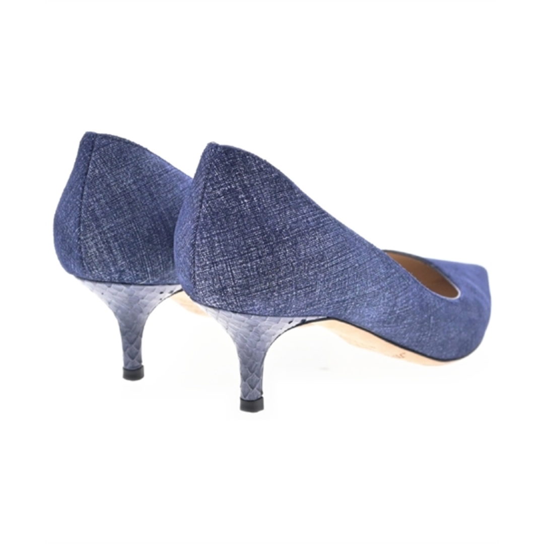 JIMMY CHOO - JIMMY CHOO パンプス EU34 1/2(21cm位) 青系(デニム