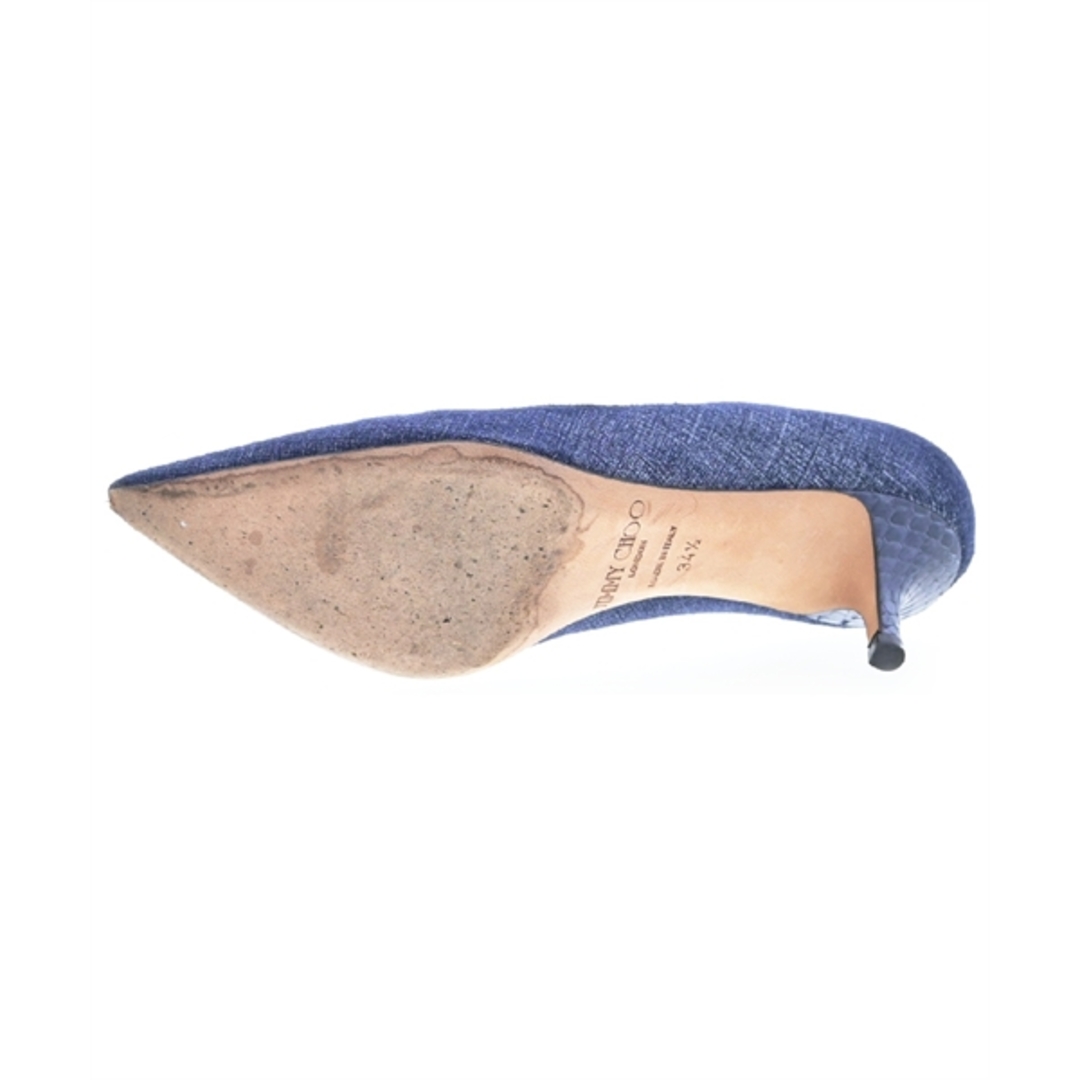 JIMMY CHOO - JIMMY CHOO パンプス EU34 1/2(21cm位) 青系(デニム