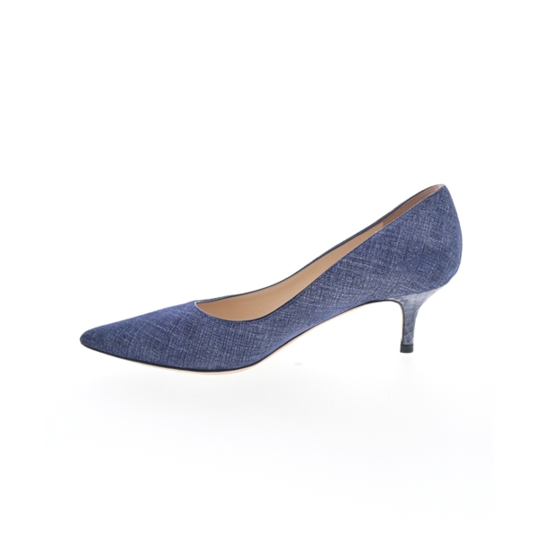 JIMMY CHOO - JIMMY CHOO パンプス EU34 1/2(21cm位) 青系(デニム