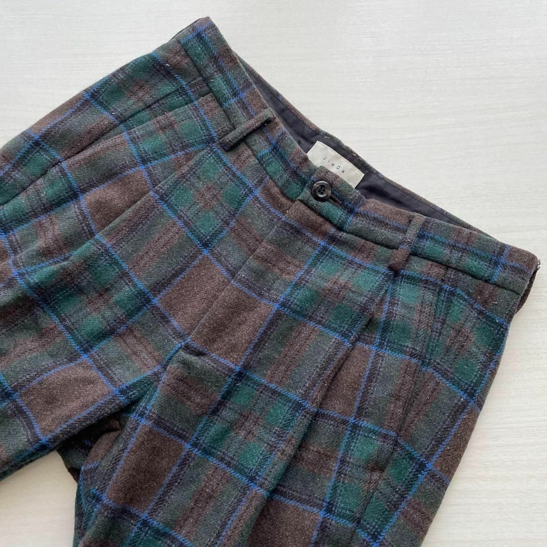 JieDa ジエダ PLAID TUCK PANTS サイズ２-