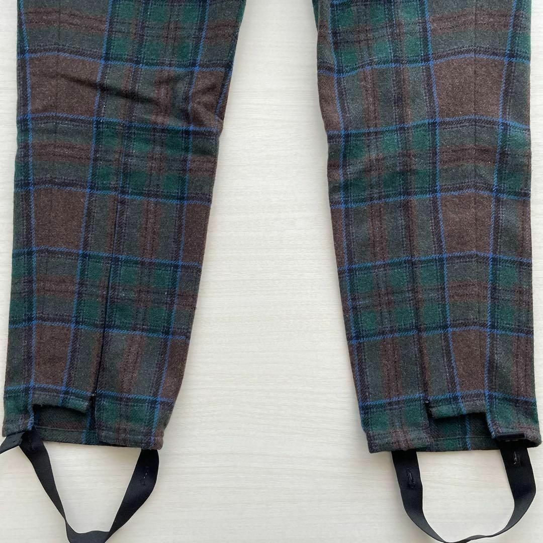 jieda 19aw PLAID TUCK SLACKS