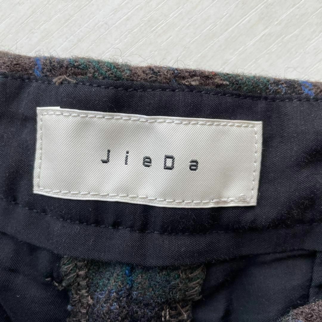 JieDa ジエダ PLAID TUCK PANTS プレイド 9 - スラックス