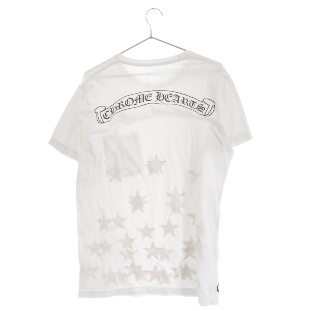 CHROME HEARTS クロムハーツ スタープリントポケット半袖Tシャツ ホワイト M