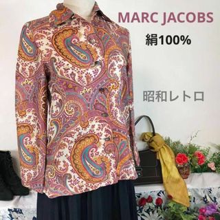 ◎78 【美品】Mark Jacobs シルクシャツ　サイズ2