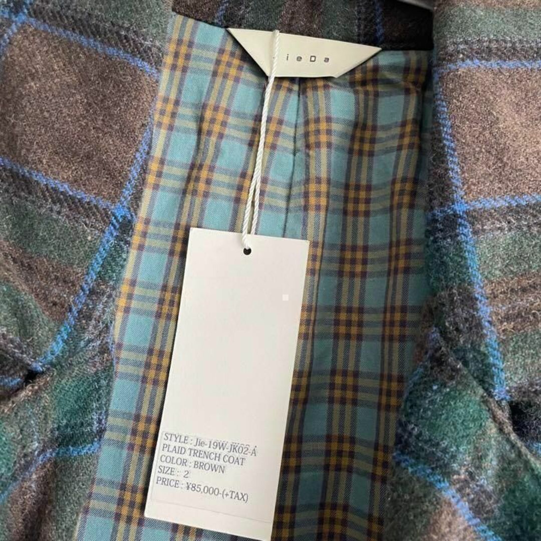 ジエダ　plaid coat サイズ2 jieda　JIEDA プレイド 9