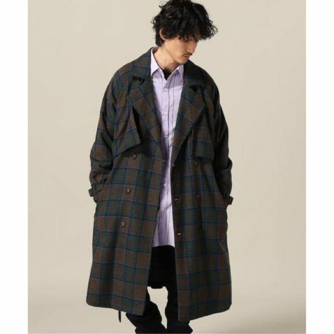 ジエダ plaid coat サイズ2 jieda JIEDA プレイド-