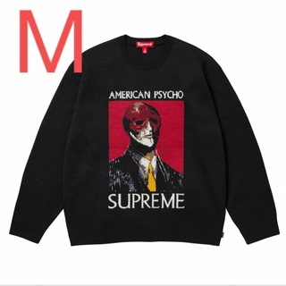 Supreme - supreme American psycho sweater 黒　Mサイズ