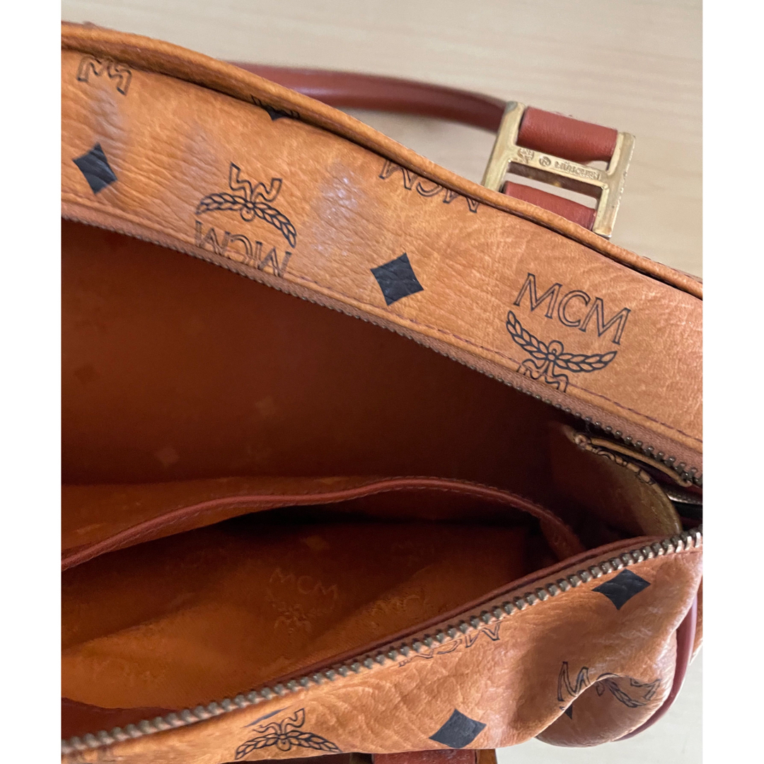 MCM ミニボストンバッグ/ハンドバッグ ヴィセトス柄 - ハンドバッグ MCM ミニボストンバッグ/ハンドバッグ ヴィセトス柄 - ハンドバッグ