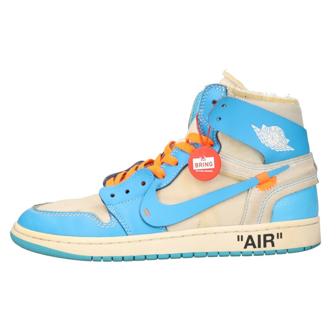 NIKE - NIKE ナイキ ×OFF-WHITE AIR JORDAN 1 POWDER BLUE UNC×オフ