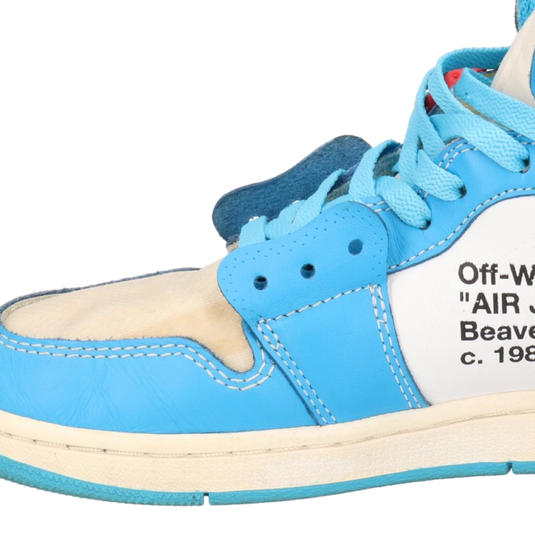 NIKE - NIKE ナイキ ×OFF-WHITE AIR JORDAN 1 POWDER BLUE UNC×オフ