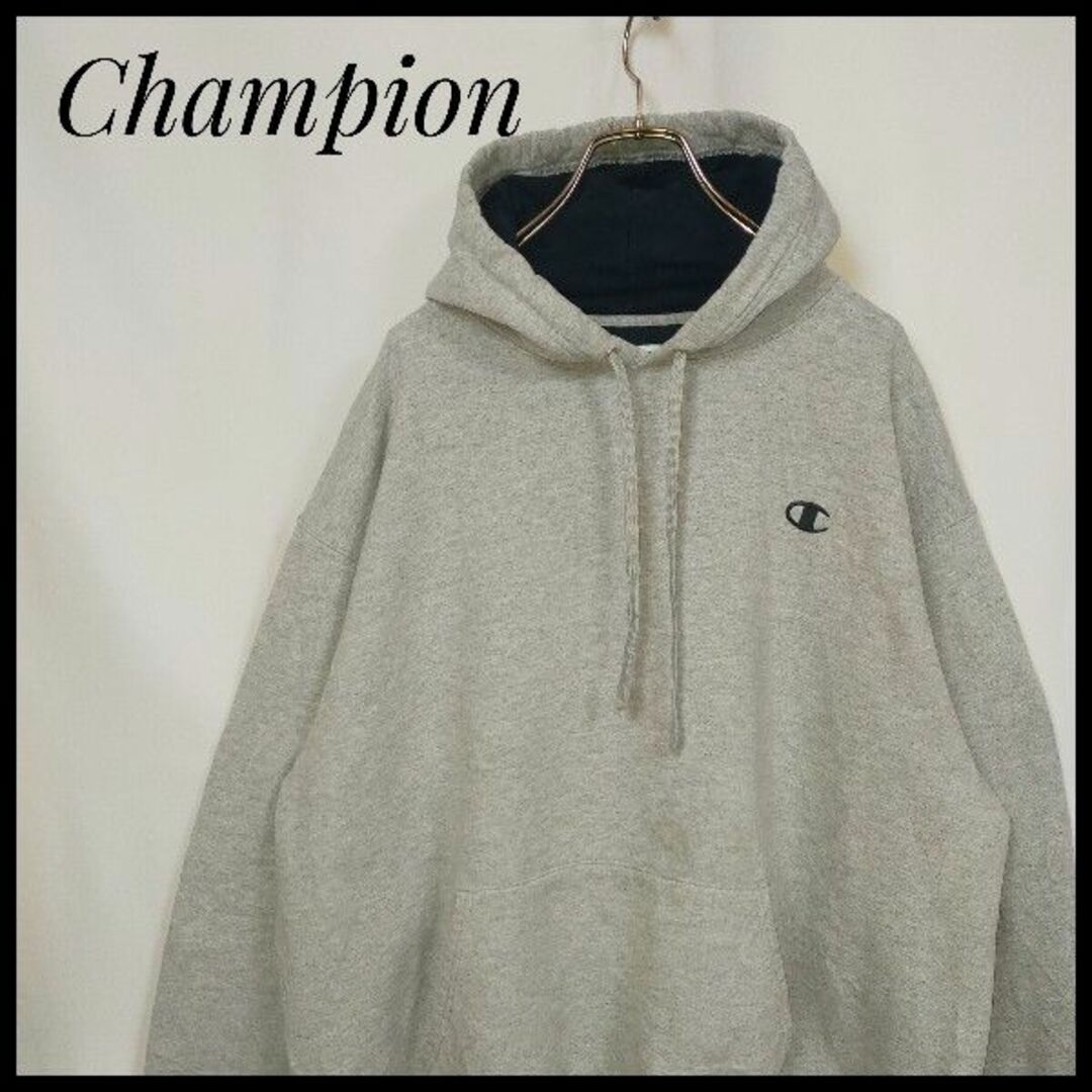 Champion】チャンピオン ワンポイント刺繍ロゴスウェット ゆるダボ L ...