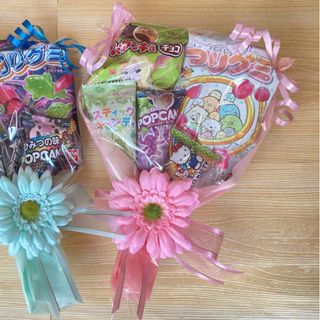 夏季対応　大人気！風船無しお菓子ブーケ♡1個　プチギフト　ハロウィン　結婚式　に(菓子/デザート)