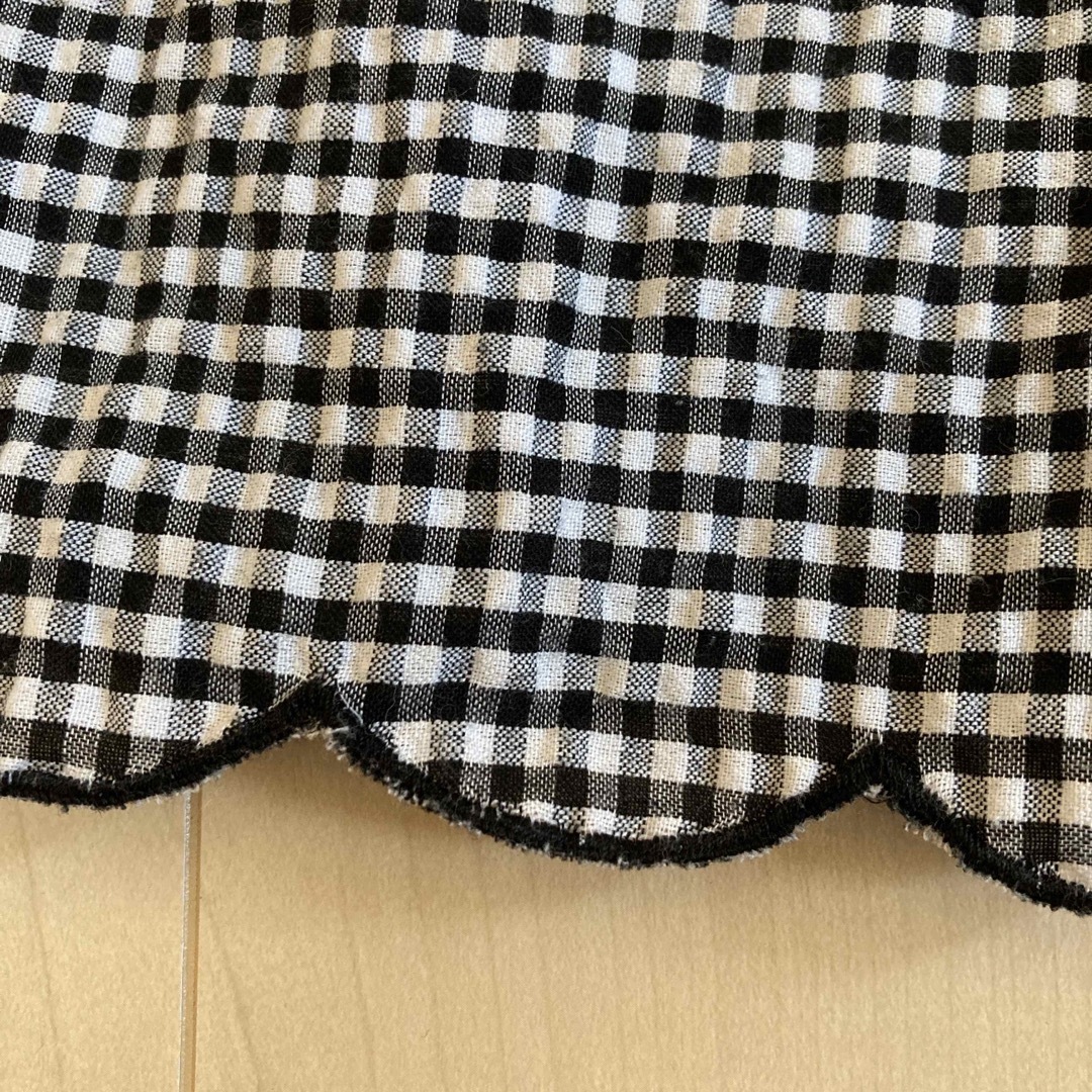 キュロット　120 ギンガムチェック キッズ/ベビー/マタニティのキッズ服女の子用(90cm~)(パンツ/スパッツ)の商品写真