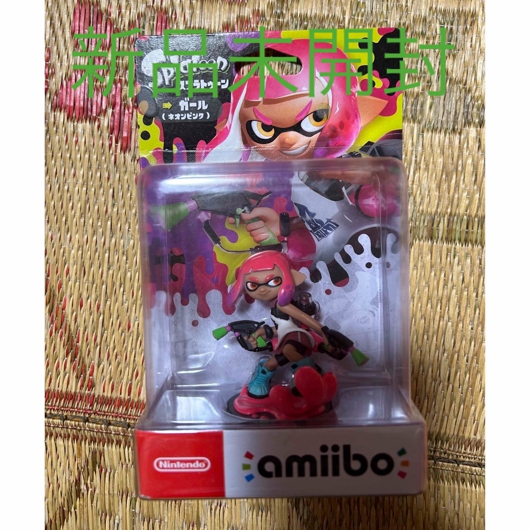 新品未開封【アミーボ 】amiibo ガール ネオンピンク