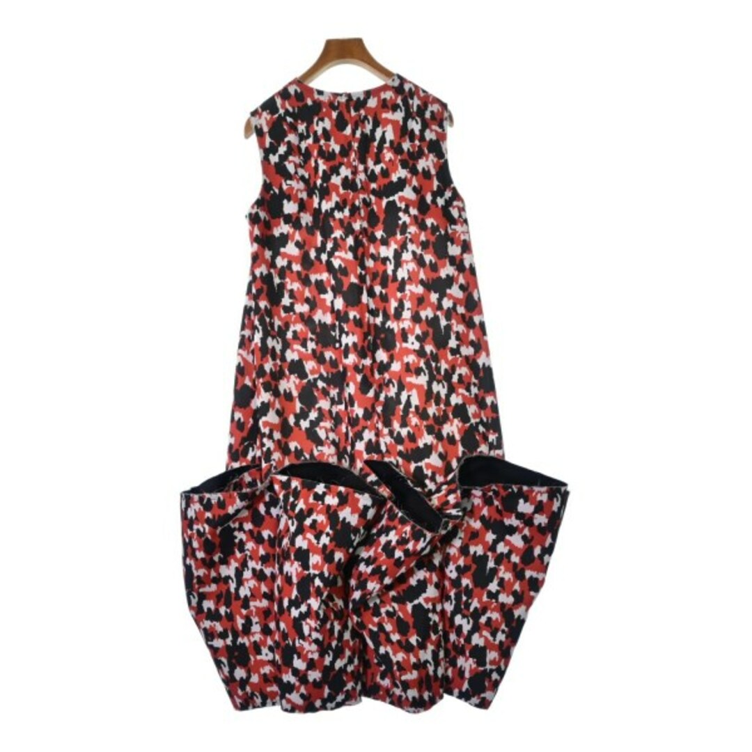 COMME des GARCONS - COMME des GARCONS ワンピース S 赤x黒x白(総柄