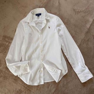 ラルフローレン(Ralph Lauren)のラルフローレン　　ホワイト　国内正規品　長袖シャツ　レディースMサイズ(シャツ/ブラウス(長袖/七分))