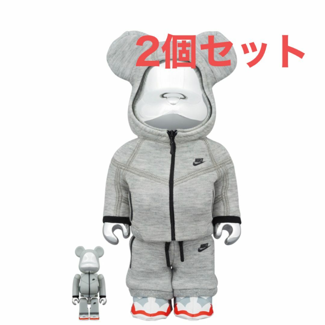 BE@RBRICK - BE@RBRICK NIKE TECH FLEECE 100％ & 400％