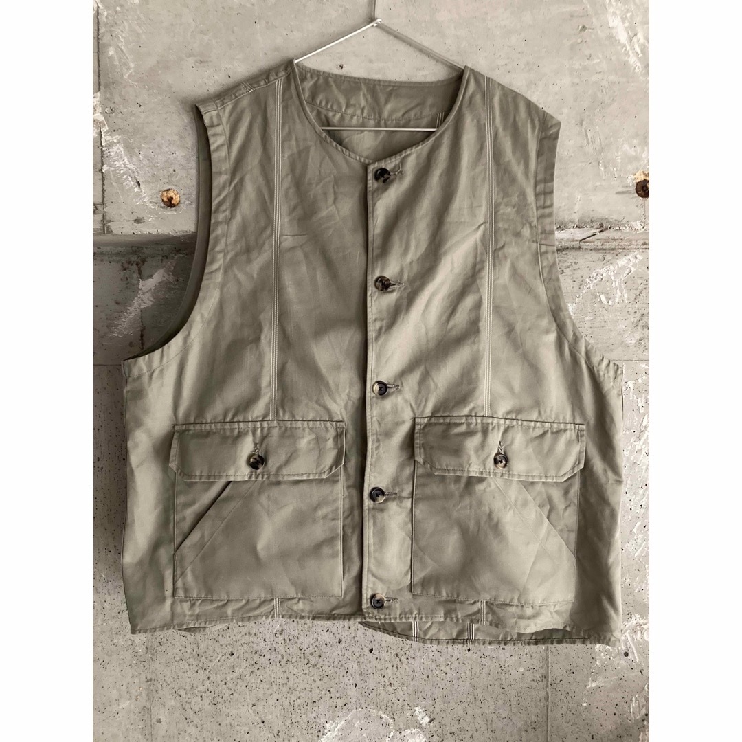 sillage 22ss sustainable gilet ベストメンズ