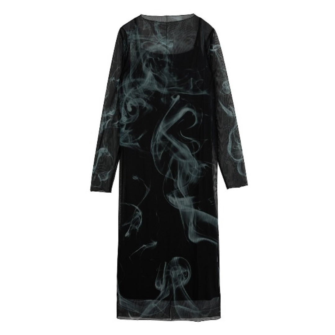 CURL OF SMOKE SHEER DRESS