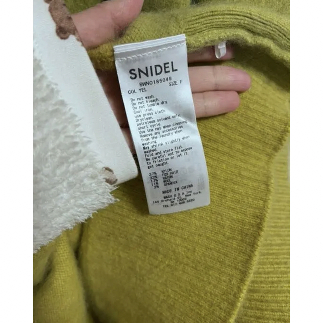 SNIDEL(スナイデル)のSNIDEL  フラッフィーニットワンピース　スナイデル レディースのワンピース(ミニワンピース)の商品写真