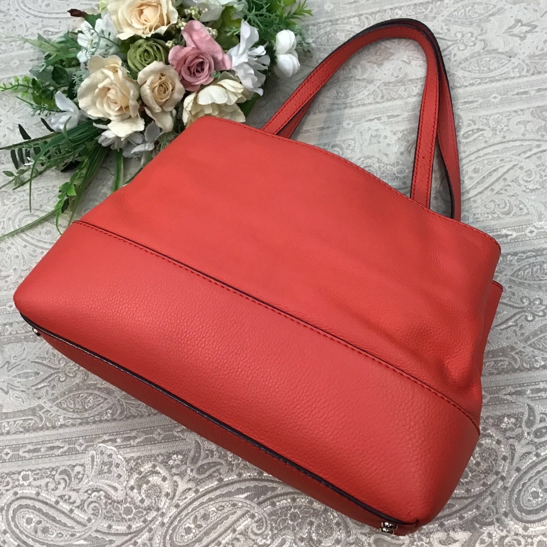 💗　Kate spade ケイトスペード　レザーバッグ　オレンジ