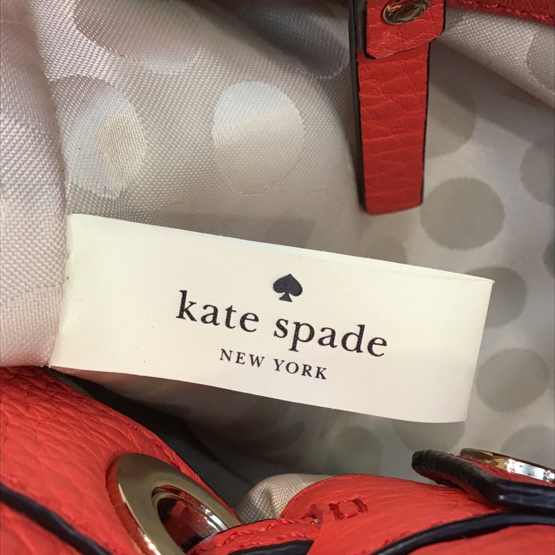 💗　Kate spade ケイトスペード　レザーバッグ　オレンジ