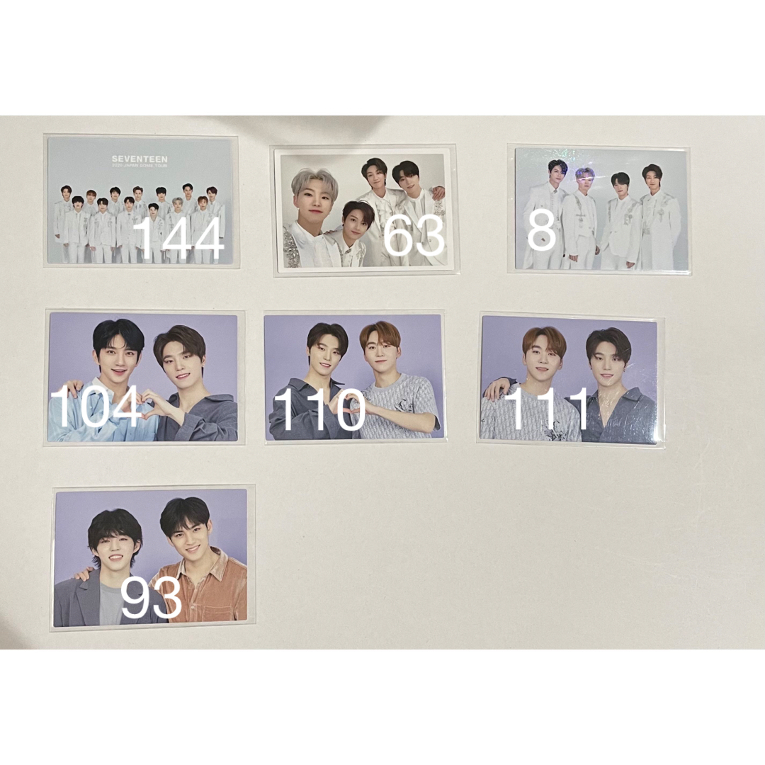 SEVENTEEN 2020 JAPAN DOMETOUR トレカ　コンプリート